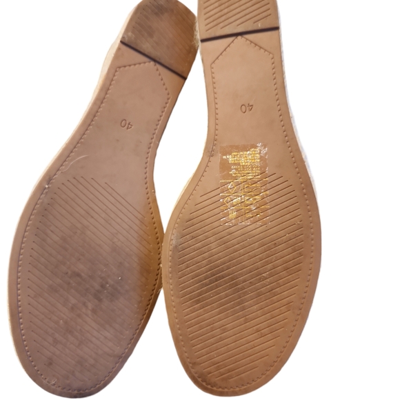 H&M Twine Wedge Heel Peep Toe Size 40 - Picture 7 of 8